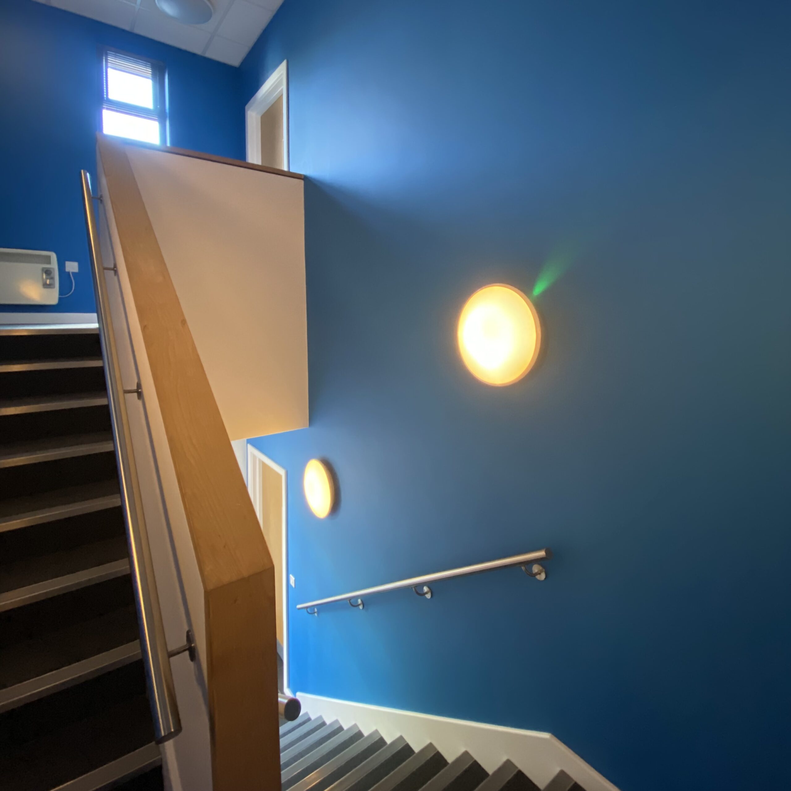 decorating office stair case decorating office stair case